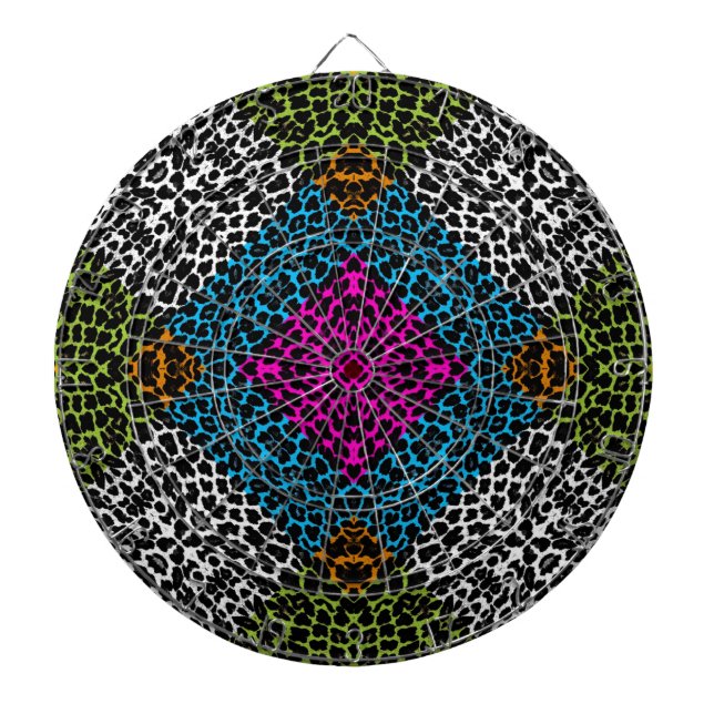 Animal skin seamless pattern 2 dartboard (Front)
