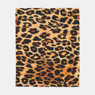 Animal Skin: Vintage Fabric Design Fleece Blanket