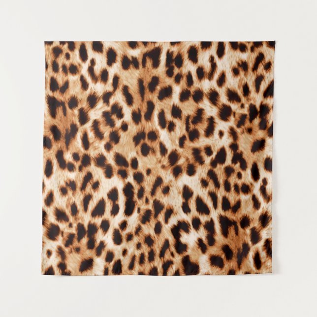 Animal Skin: Watercolor Spotted Pattern. Tapestry (Front)