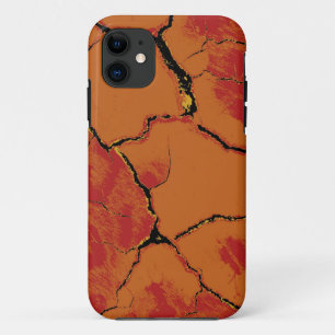 animal skin with crack overlay Case-Mate iPhone case