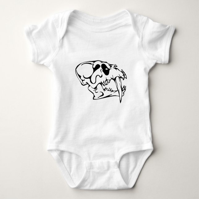 Animal Skull Baby Bodysuit (Front)