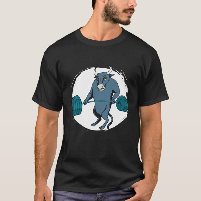 Animal Strongman Bull T-Shirt (Front)