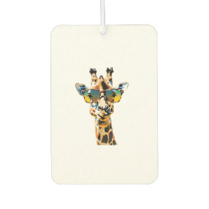 animal sunglasses giraffe with sunglasses car air freshener
