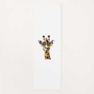 animal sunglasses giraffe with sunglasses yoga mat