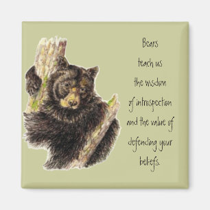 Animal Totem, Bears Nature, Spirit Guide Magnet