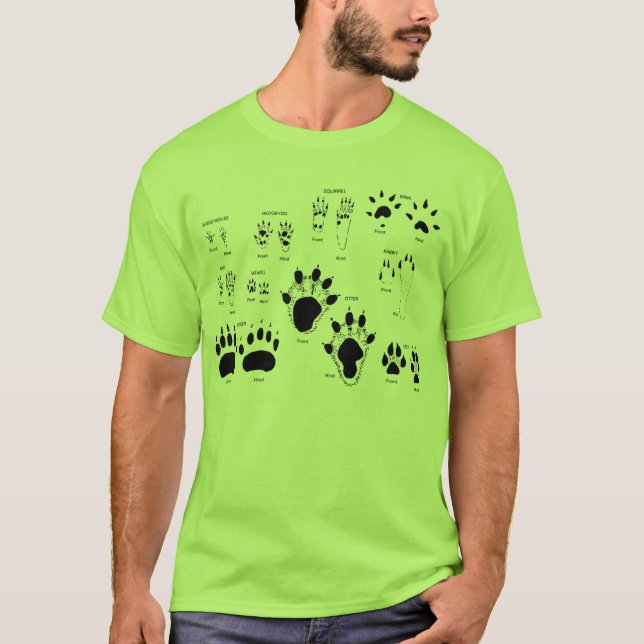 Animal tracks T-Shirt (Front)