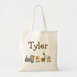 Animal Train Tote Bag