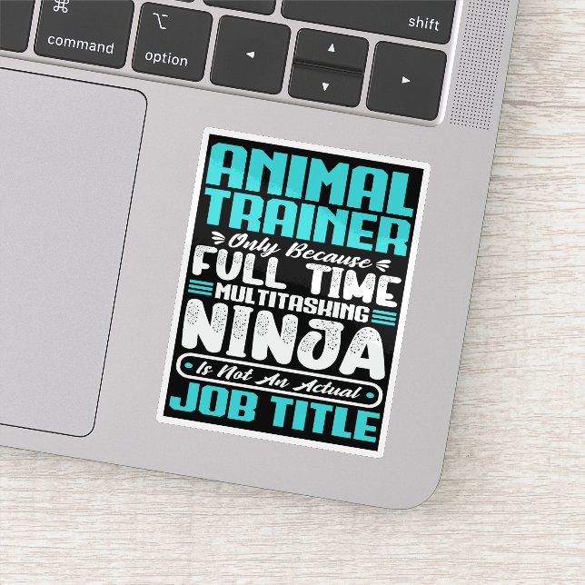 Animal Trainer Job Title Profession Funny Training (Detail)