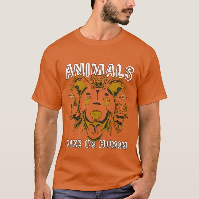 Animal Ware Animals Makes Foster Animal Worker fri T-Shirt (Front)