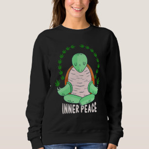 Animal Weed Smoking Turtle & Weeds Sweatshirt