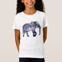 Animal Welfare - Elephant Silhouette Fractal 2
