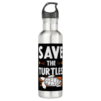 animal welfare turtle 710 ml water bottle