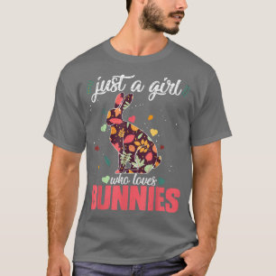 Animal wild Forest Just Girl Who Loves Bunnies Aut T-Shirt