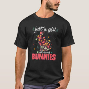 Animal Wild Forest Just Girl Who Loves Bunnies Aut T-Shirt