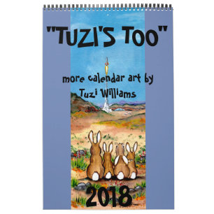 Animal Wildlife Calendar Humourous Rabbit Any Year