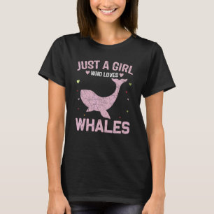   Animal   Women Just A Girl Who Loves Whales T-Shirt