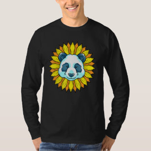 Animal Yellow Flower Zoo Keeper Sunflower Floral P T-Shirt