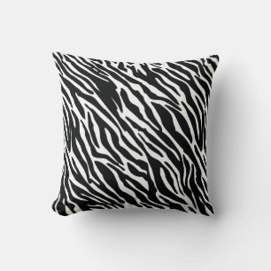 Animal zebra stripe seamless pattern design cushion