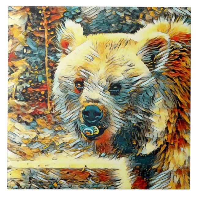 AnimalArt_Bear_003 Tile (Front)