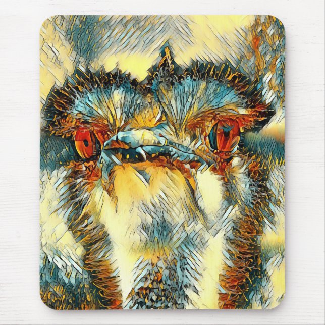 AnimalArt_Bird_008 Mouse Pad (Front)