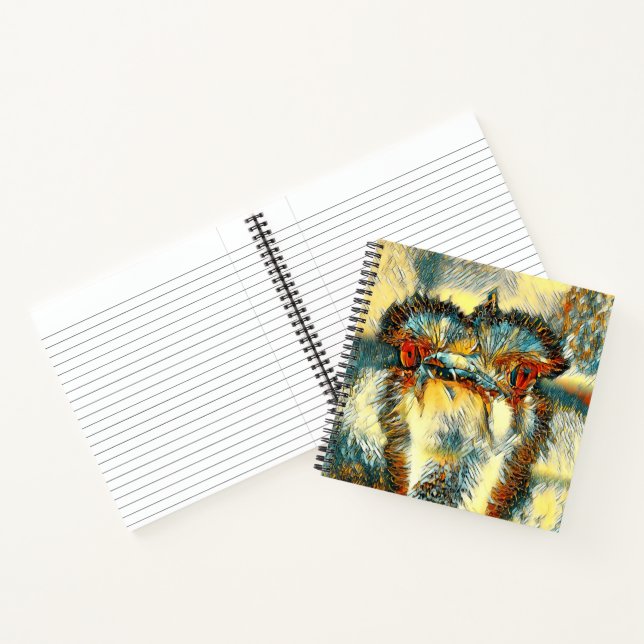 AnimalArt_Bird_008 Notebook (Inside)