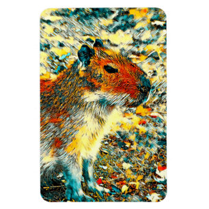 AnimalArt_Capybara_003 Magnet