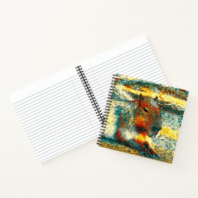 AnimalArt_Capybara_006 Notebook (Inside)