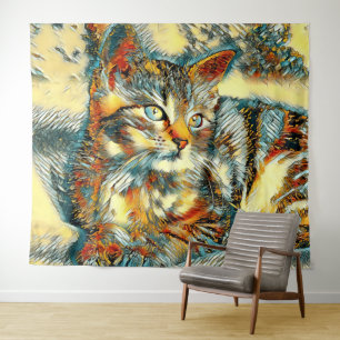 AnimalArt_Cat_015 Tapestry