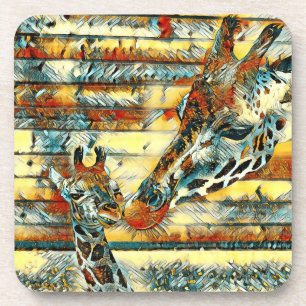 AnimalArt_Giraffe_001 Coaster