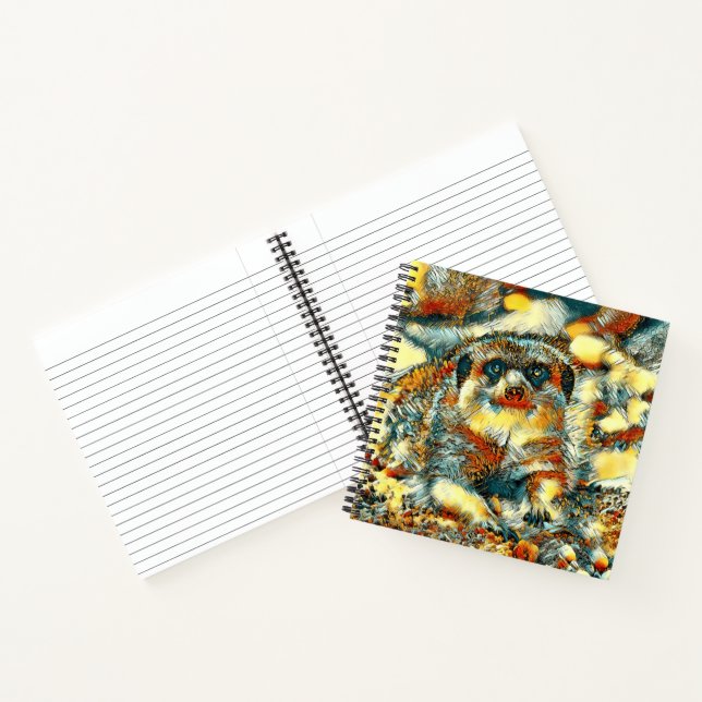 AnimalArt_Meerkat_003 Notebook (Inside)