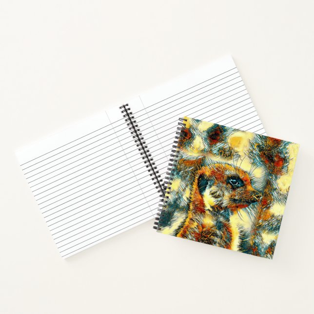 AnimalArt_Meerkat_004 Notebook (Inside)