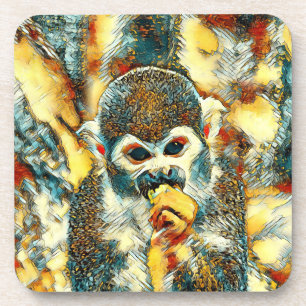 AnimalArt_Monkey_07 Coaster