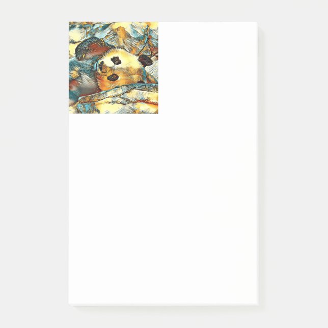 AnimalArt_Panda_002 Post-it Notes (Front)
