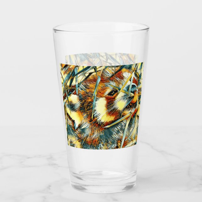 AnimalArt_RedPanda_003 Glass (Front)