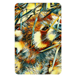 AnimalArt_RedPanda_003 Magnet