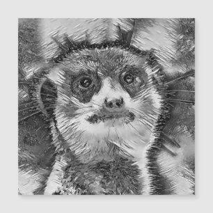 AnimalArtBW_Meerkat_008