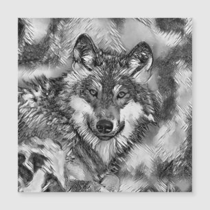 AnimalArtBW_Wolf_001