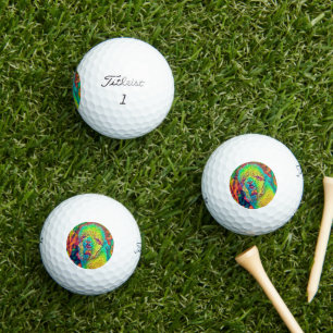 AnimalColor_Alpaca_005 Golf Balls