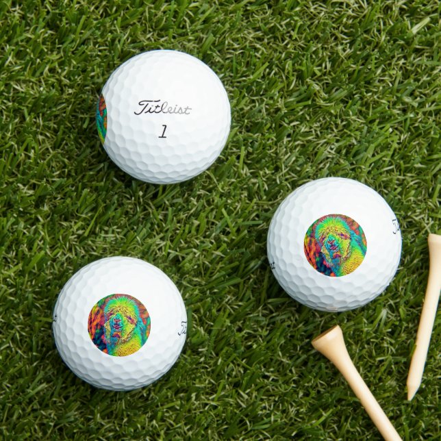 AnimalColor_Alpaca_005 Golf Balls (Insitu Grass)