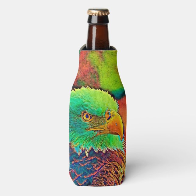 AnimalColor_Bird_008 Bottle Cooler (Bottle Front)