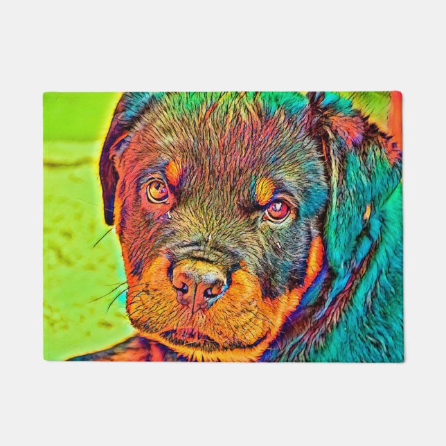 AnimalColor_Dog_003 Doormat (Front)