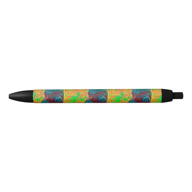 AnimalColor_Gorilla_001 Black Ink Pen (Front)