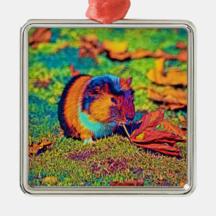 AnimalColor_Guineapig_001_by_JAMColors Metal Tree Decoration