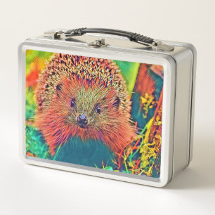 AnimalColor_Hedgehog_002 Metal Lunch Box
