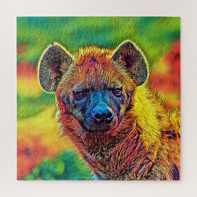AnimalColor_Hyena_001 Jigsaw Puzzle (Vertical)