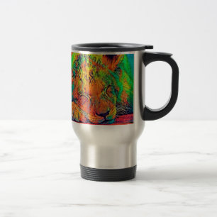 AnimalColor_Lion_002 Travel Mug