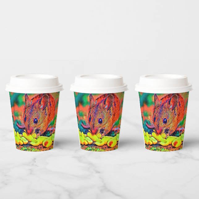 AnimalColor_Mouse_001 Paper Cups (Multi)