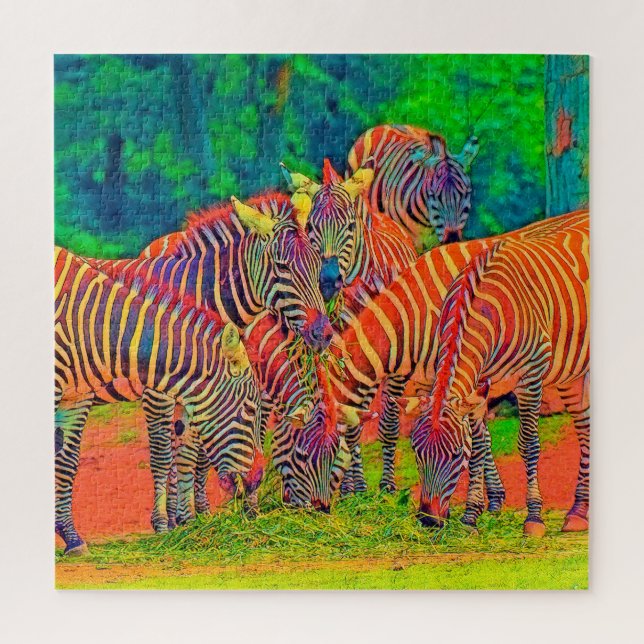 AnimalColor_Zebra_002 Jigsaw Puzzle (Vertical)