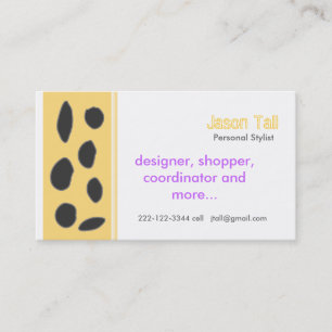 Animalistic Business Card