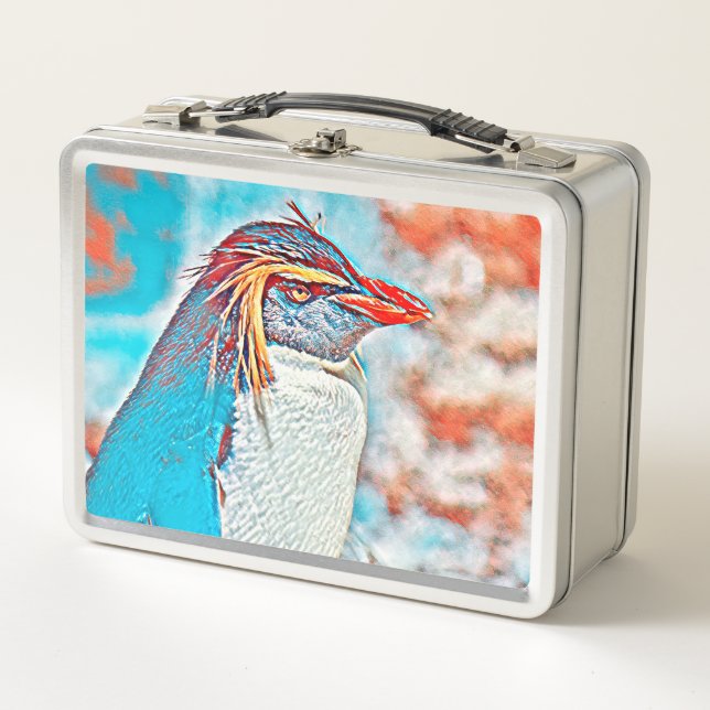 AnimalMix_Bird_017 Metal Lunch Box (Front)
